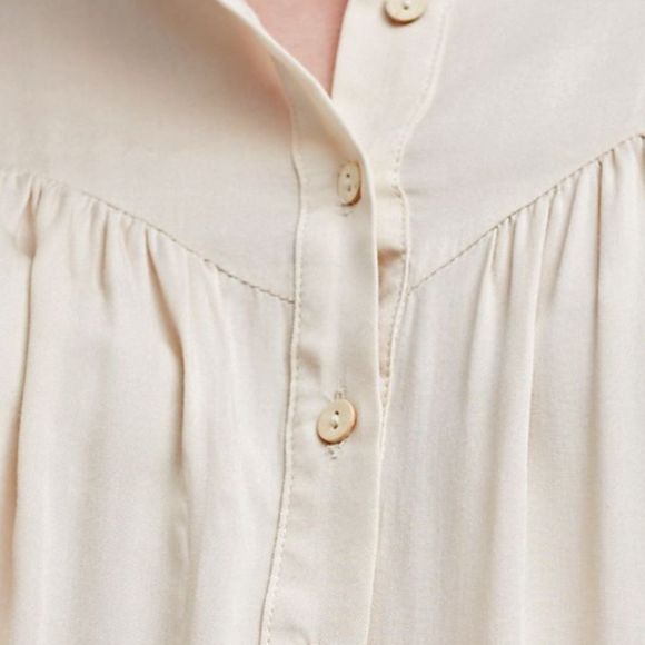 Embroidered Ivory Manor Blouse Eri + Ali NWT XS - Picture 13 of 16